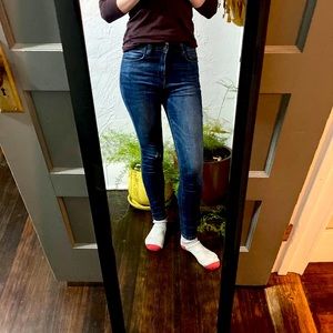 Unpublished High Rise Distressed Jeans